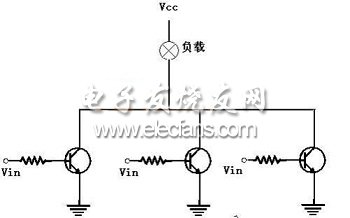 三極管開關之并聯聯接