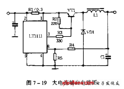LT1111構成的變換器電路