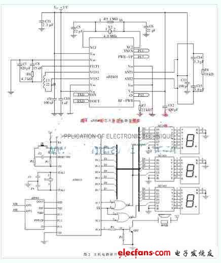本系統主機硬件電路設計圖