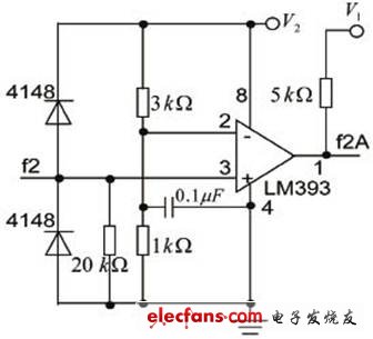 圖3 流量計(jì)信號(hào)調(diào)整電路圖