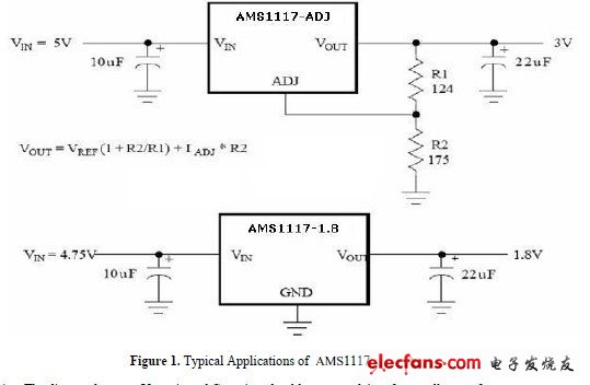 ams1117應用電路