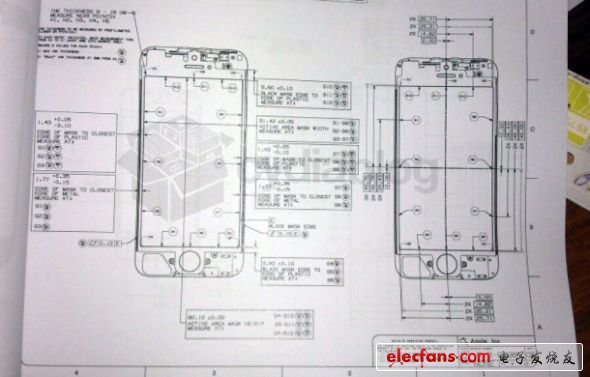 疑似iPhone 5設計圖曝光：配4英寸屏