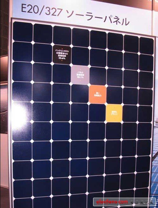 美SunPower首次在日本展出單元轉(zhuǎn)換效率為22.6％的太陽能電池