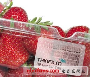 用于監測與指示食品保鮮期的RF感測器與標籤。