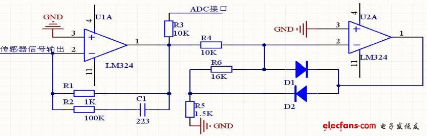 圖5 信號調(diào)理電路