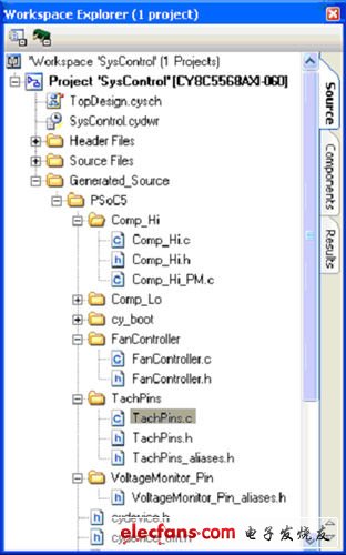 圖2:PSoC Creator的“IDE 導出”GUI.本對話框用來創建和更新用于應用開發的Keil μVision項目