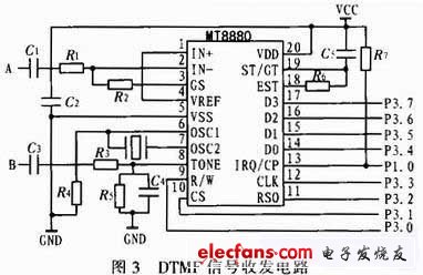 DTMF信號首發電路（電子發燒友網）