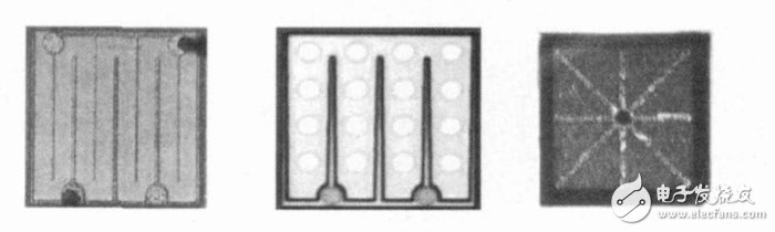 圖2 大功率LED芯片電極結(jié)構(gòu)