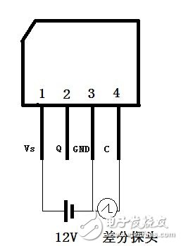 圖3：TLE492-5U測(cè)試電路