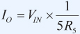 如果RL = 5R5 = 500 Ω，則：