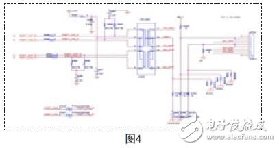 以太網的數據信號，經過IP175C處理器進行交換處理，信號從RJ45端口輸出，接口電路如圖4所示。