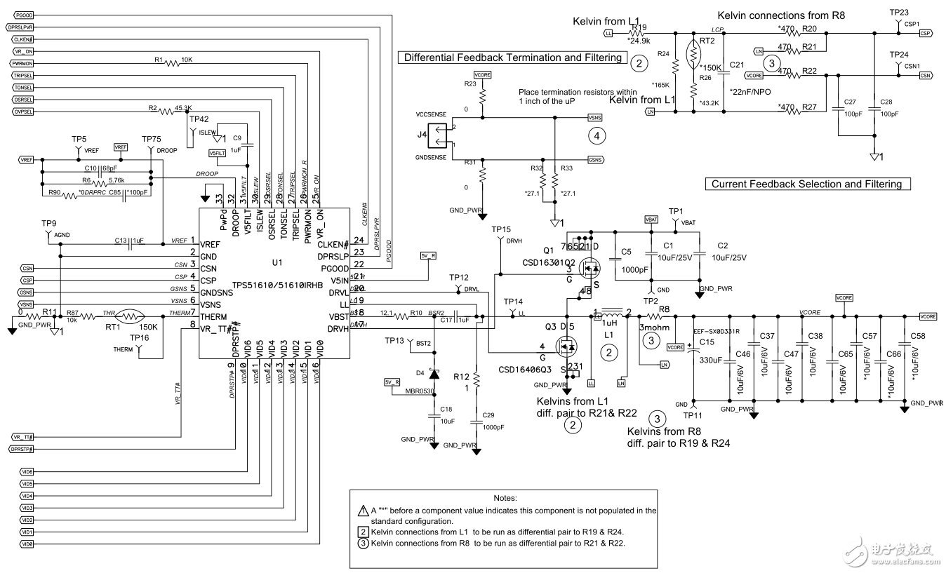 Intel IMVP6+ Atom CPU內核電源設計電路圖
