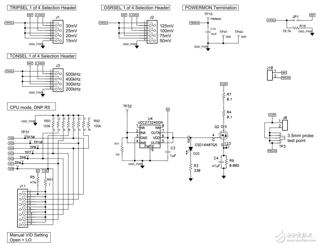 Intel IMVP6+ Atom CPU內核電源設計電路圖
