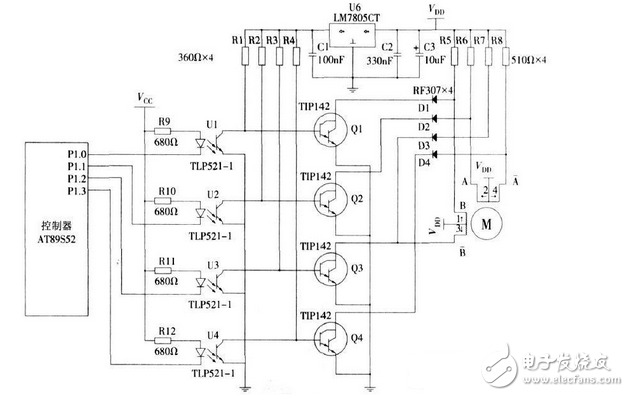 二相步進電機驅動電路設計圖