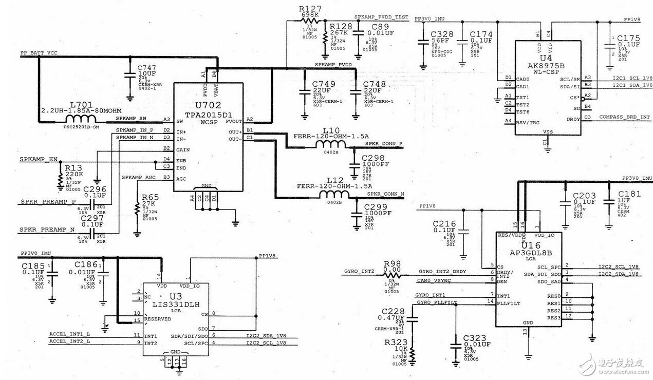 蘋(píng)果iPhone 4S內(nèi)置電路模塊設(shè)計(jì)