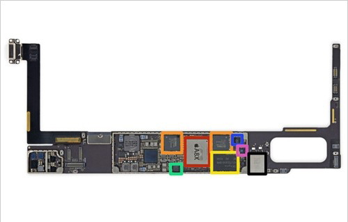iPad Air2拆機圖文詳解，2GB內存和NFC模組