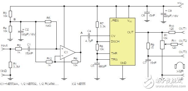基于555定時器的D類耳機驅動器電路設計