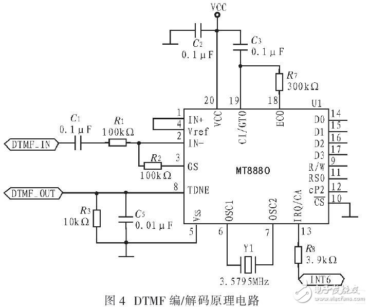 采用DTMF語音身份識別播放系統(tǒng)電路設計