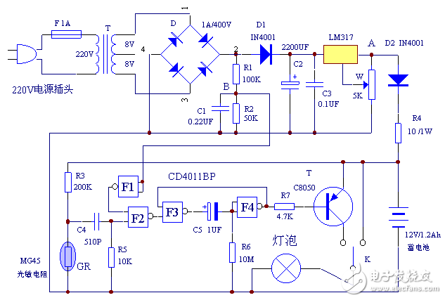 全自動多用途智能照明電路設(shè)計(jì)