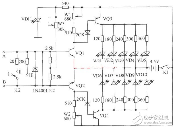 LED發光顯示檢測電路設計方案