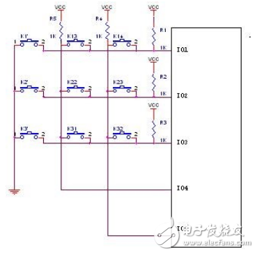 絕妙的IO口掃鍵應(yīng)用電路設(shè)計盤點 —電路圖天天讀（253）