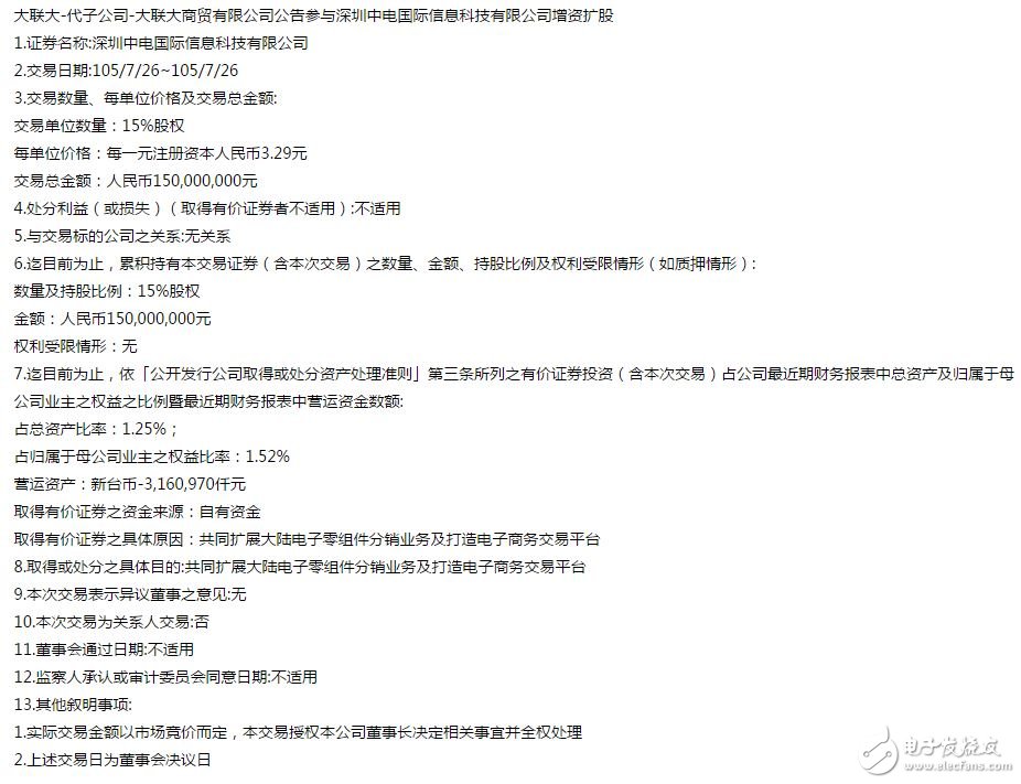 電子芯聞早報：大聯大計劃收購中電港股份 iPhone7發布時間提前