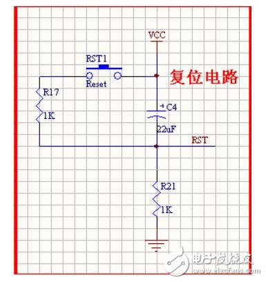 51單片機(jī)復(fù)位電路圖