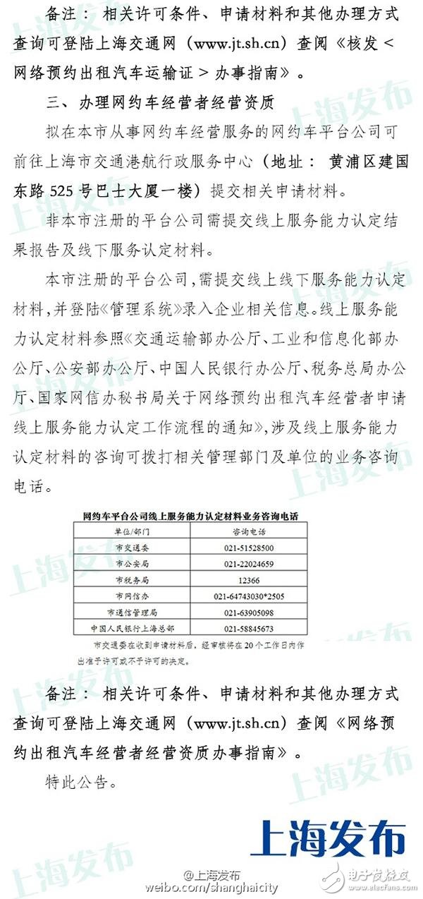 上海網約車申請今日已開放 具體流程公布無從業資格需考試