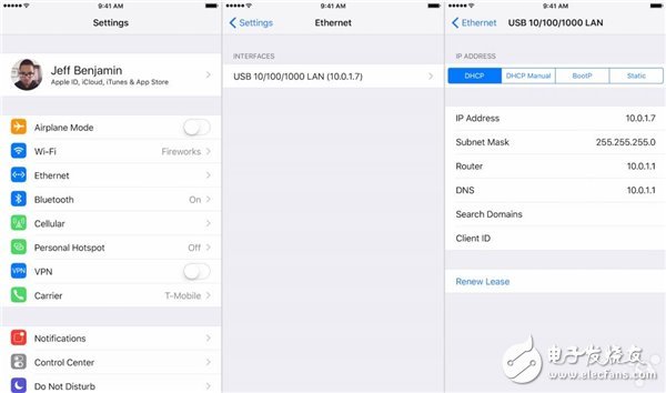 驚喜iOS10.2！蘋果iOS10.2起新增以太網設置頁