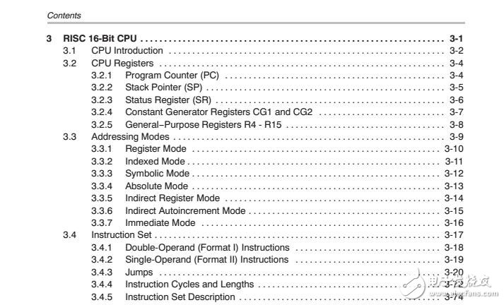 MSP系列單片機中文用戶使用手冊（全）