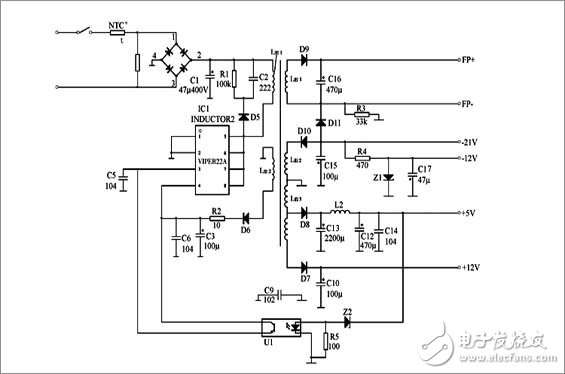詳細解析開關電源電路：工作原理，電路組成，電路圖
