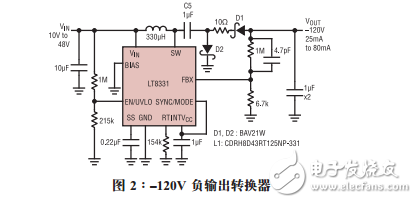 單片式轉換器可提供高輸出電壓設計要點