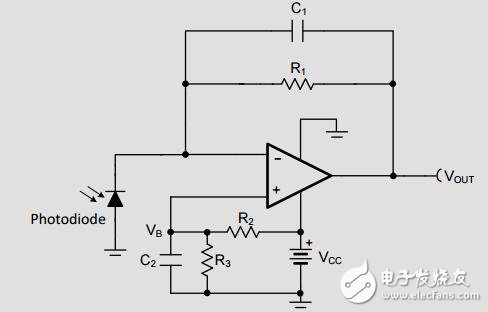 1mhz單電源光電二極管放大器參考設計