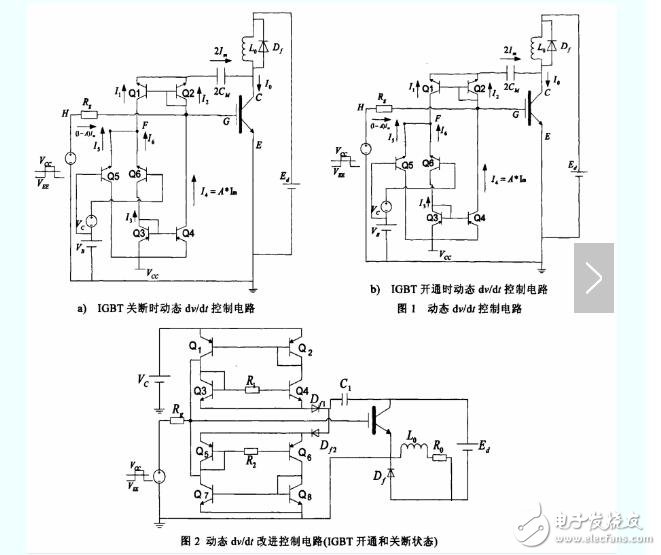 IGBT單管和IGBT模塊的控制電路是一樣的，它們的作用和工作原理基本一樣，IGBT模塊可以看成是多個IGBT單管集成的模塊。IGBT模塊封裝技術拓展了IGBT的運用領域和功能。IGBT是集功率晶體管GTR和功率場管MOSFET的優點于一身，具有易驅動、峰值電流容量大、自關斷、開關頻率高的特點，近年來被廣泛運用于高電壓、大功率的場合，以下是一種采用一個同意的24V電源供電，