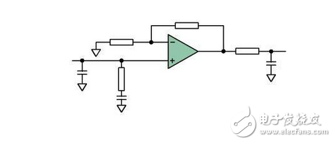 R2C2稱為反肩峰電路。當(dāng)仿真線向不匹配的負(fù)載放電會(huì)在脈沖的前沿引起顯著的肩峰。R2C2電路就是為了減小這種肩峰的，其電阻通常選擇和負(fù)載阻抗相等，而電容的大小可按電路時(shí)間常數(shù)與脈沖前沿時(shí)間大致相當(dāng)來(lái)確定。