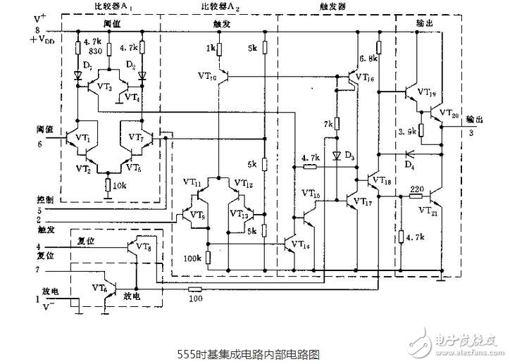 集成555時基電路解析，555時基集成電路與NE555的識別及其應(yīng)用