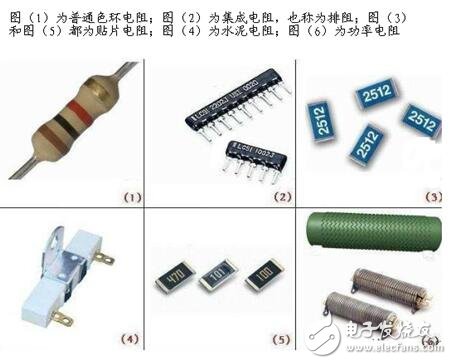 電阻器的技術參數、分類與選用及其標注識別