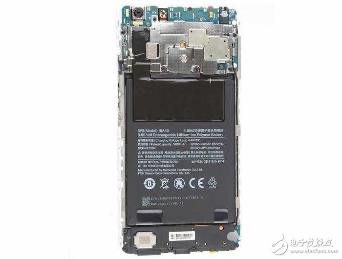 續航神機小米Max 2拆解,原來內部這么簡單