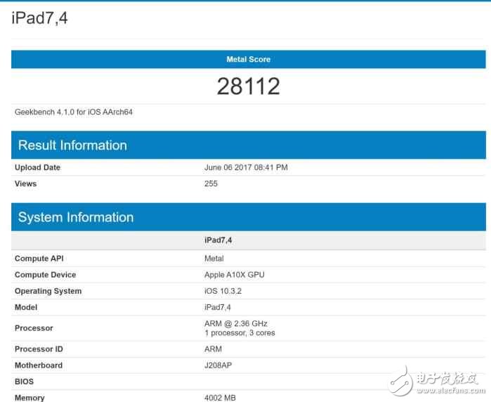 蘋果A10X處理器性能有多強?搭載A10X處理器的ipad pro跑分逆天