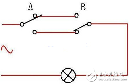 雙聯單控開關接線圖詳細解析