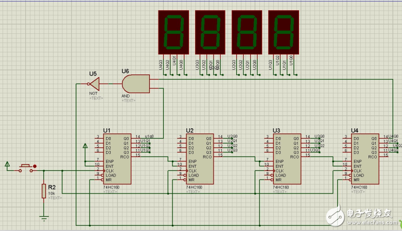 74HC160數(shù)字電路計步器設(shè)計