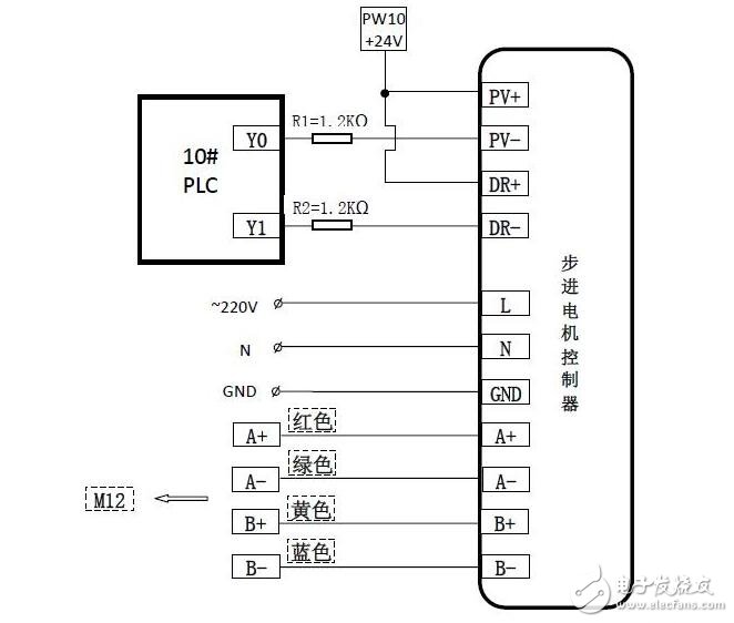 步進電機接線圖，8線步進電機接線圖圖解