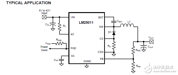lm250x42v2A的恒電流限制在可調時間的開關調節器