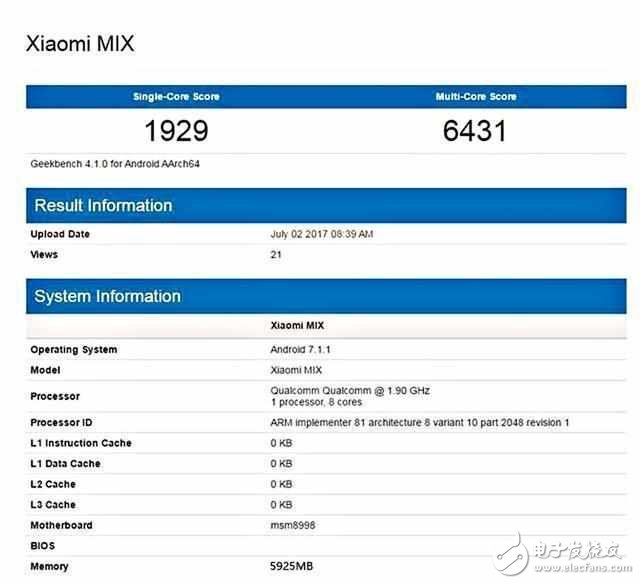 小米MIX2什么時候是上市？小米MIX2最新消息：小米MIX2配置、跑分曝光，顏值與性能爆表