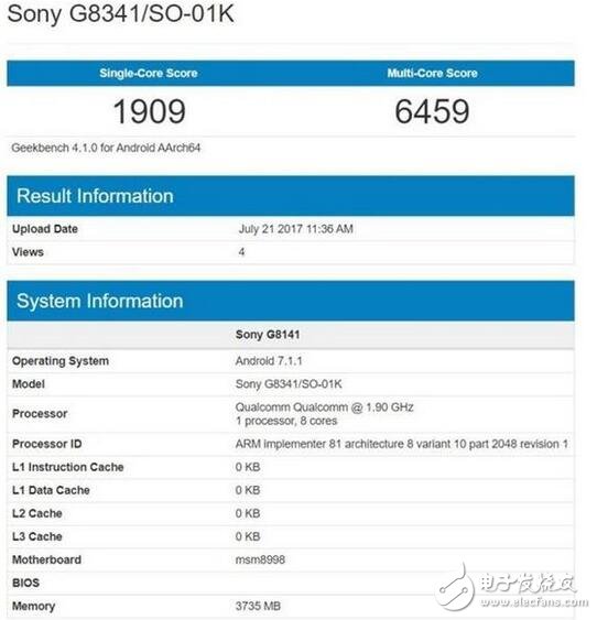 索尼Xperia XZ1最新消息,索尼Xperia XZ1跑分公布,為什么同樣是835,這款手機會如此厲害?