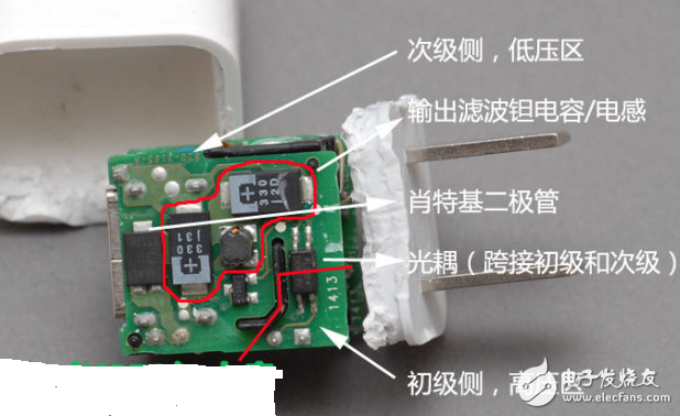 蘋果充電器拆解：廬山真面目揭秘 電路圖詳解 貴是有道理的
