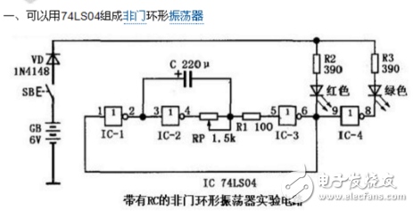 74ls04簡介_74ls04與74als04的區別_74ls04應用電路圖