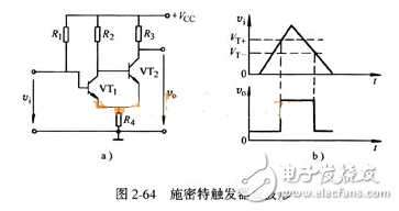 施密特觸發器的基本原理_施密特觸發器電路工作原理詳解_555定時器組成施密特觸發器