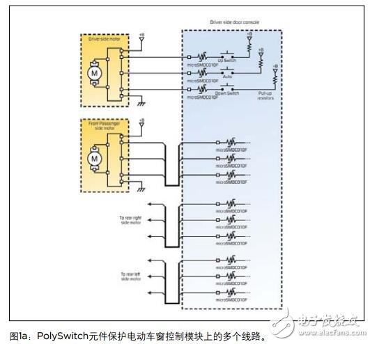 基于PolySwitch元件的車載控制開關的應用
