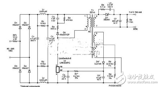 論隔離式LED驅(qū)動器的設(shè)計特色及工作原理